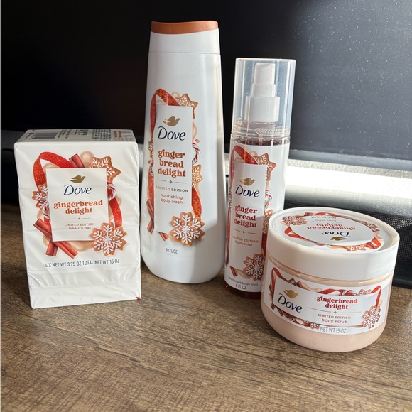 Dove Other - Lot of Dove Gingerbread Delight Body Limited Edition Scent Beauty Bath Items
